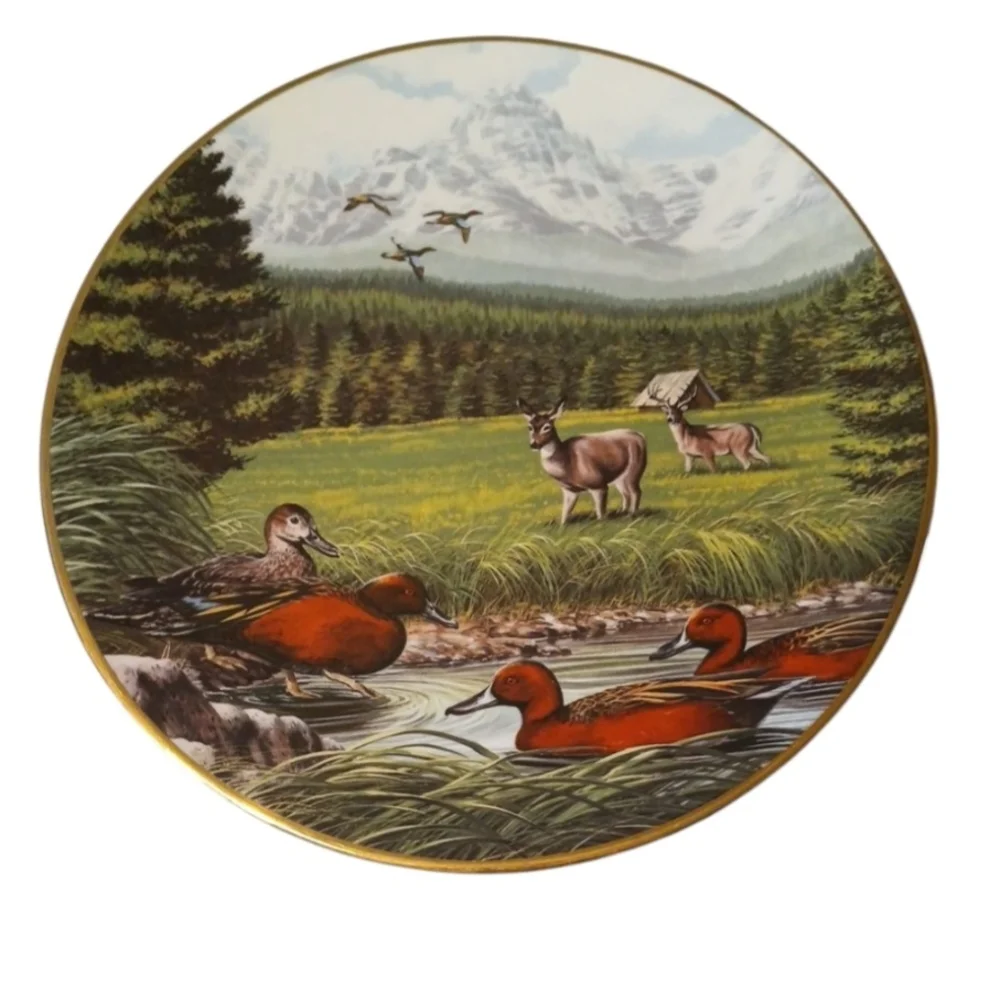 Limited Edition Cinnamon Teal In August Colletors Plate